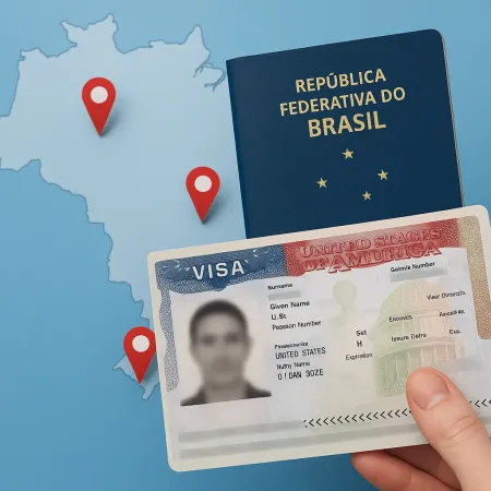 Imagem principal do artigo Endereços dos CASVs e Consulados Americanos no Brasil - Atualizados